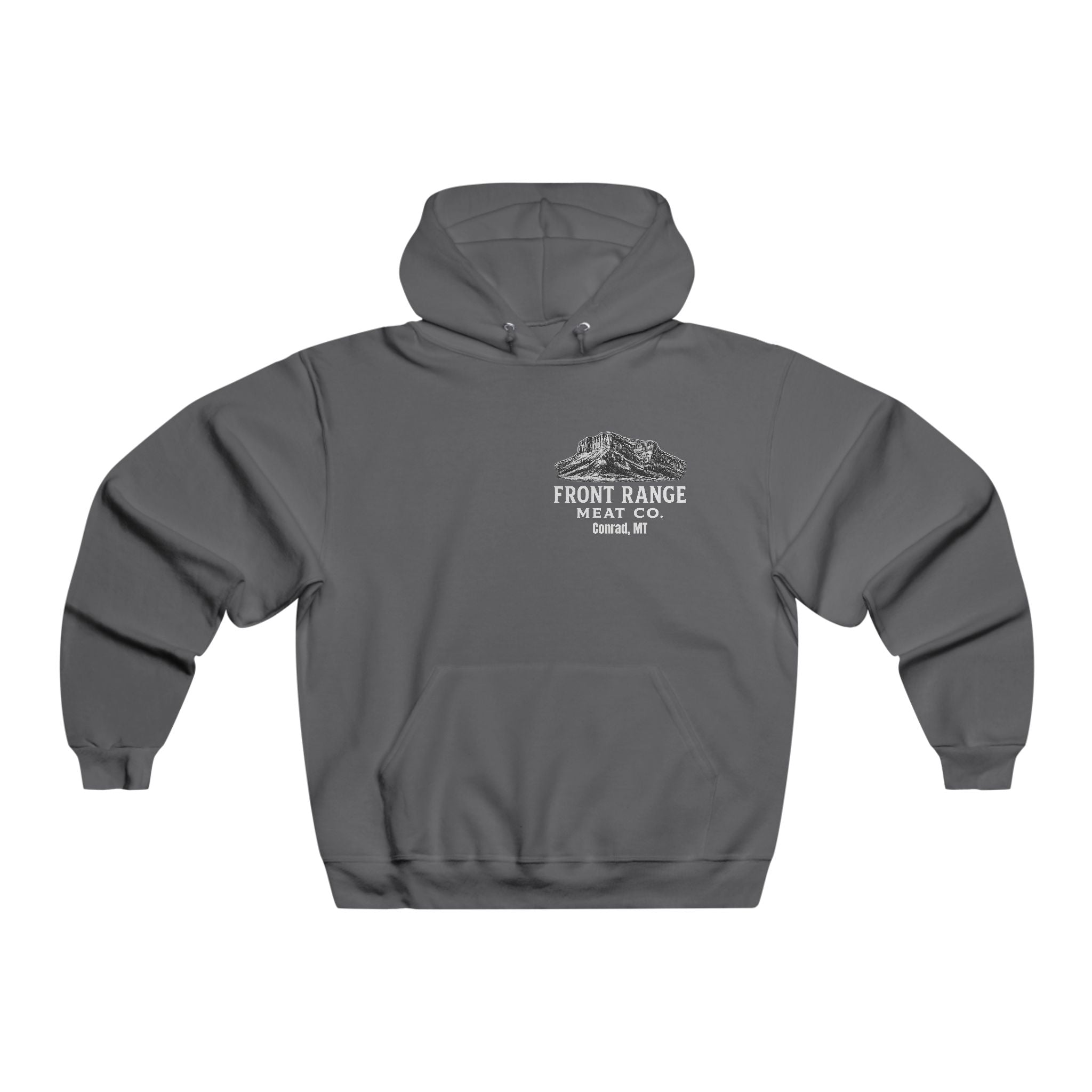 Front Range Meat Co. “Big Racks Welcome” Hoodie — Hunting Deer Graphic Pullover