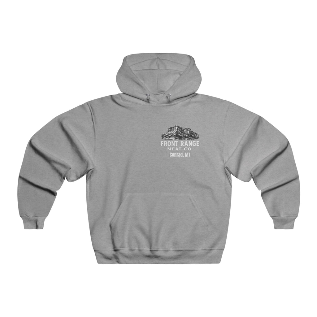 Butcher Shop Hoodie — "Hind Quarter Specialist" Graphic Meat Co. Hooded Sweatshirt