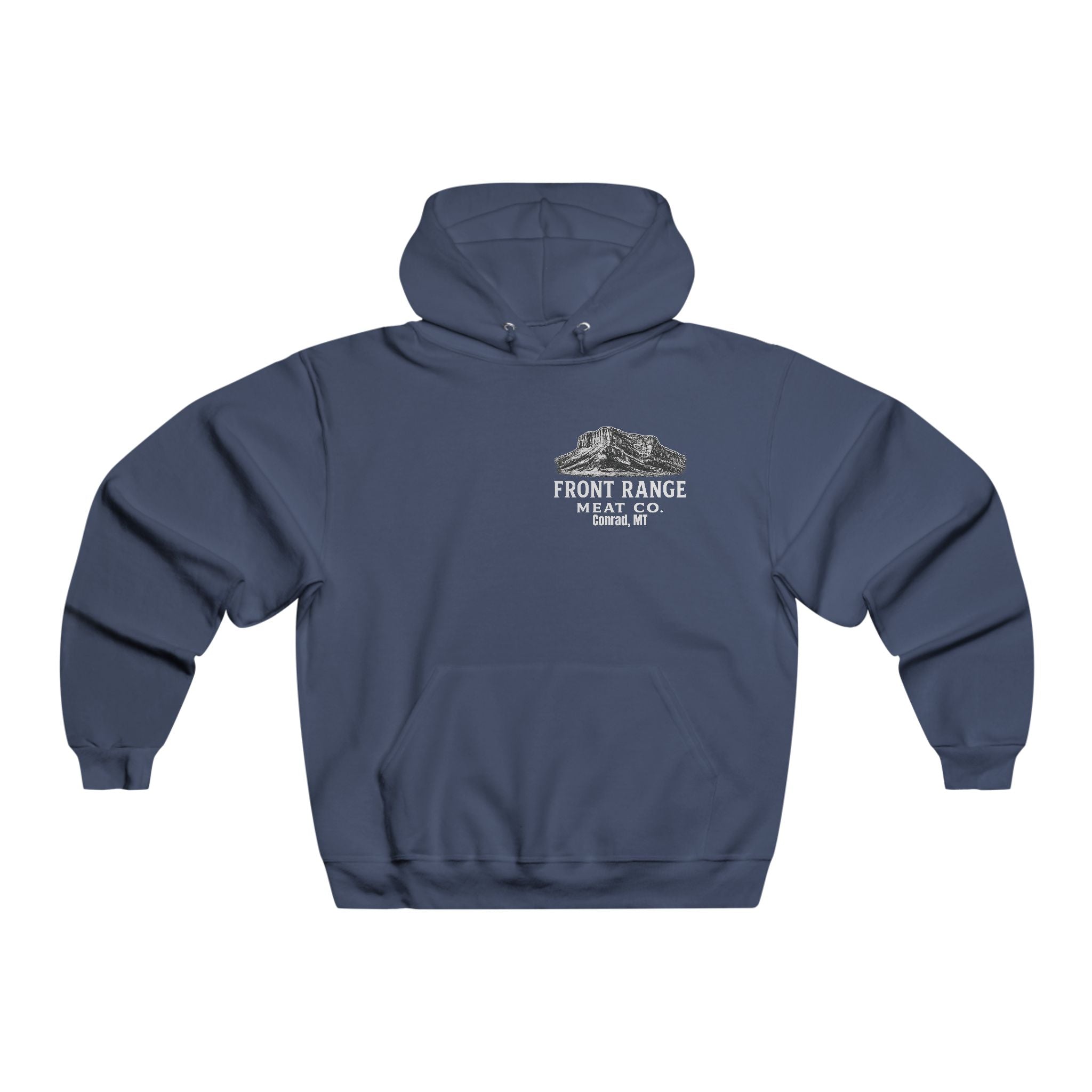 Front Range Meat Co. “Big Racks Welcome” Hoodie — Hunting Deer Graphic Pullover