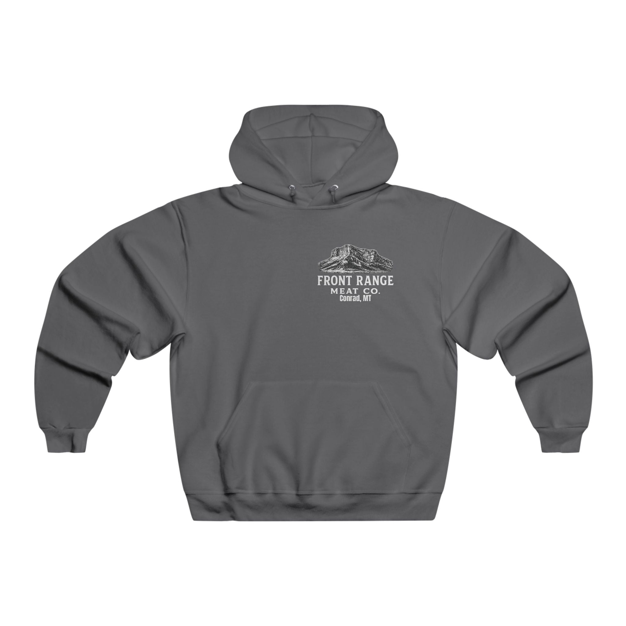 Front Range Meat Co. “Big Racks Welcome” Hoodie — Hunting Deer Graphic Pullover