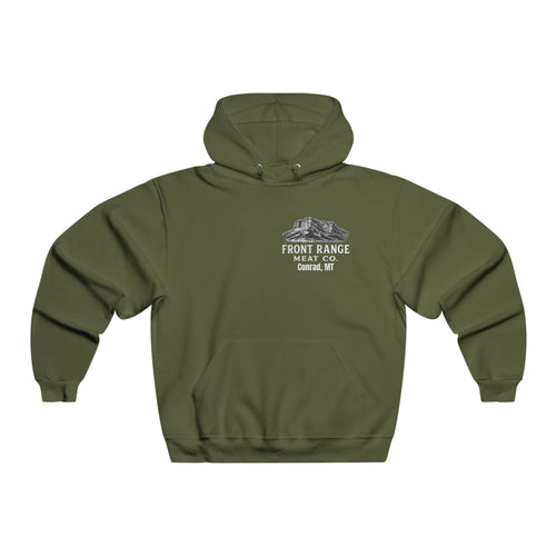 Butcher Shop Hoodie — "Hind Quarter Specialist" Graphic Meat Co. Hooded Sweatshirt