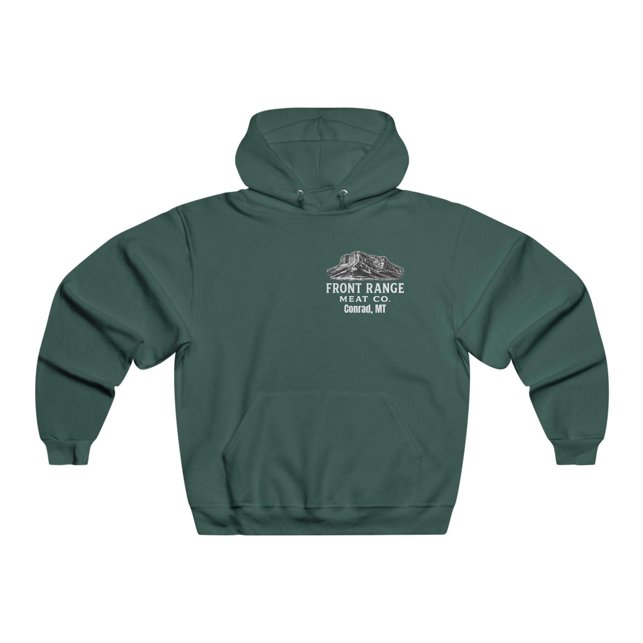 Butcher Shop Hoodie — "Hind Quarter Specialist" Graphic Meat Co. Hooded Sweatshirt